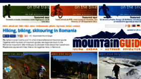 What Mountainguide.ro website looked like in 2015 (8 years ago)
