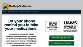 What Medappfinder.com website looked like in 2015 (8 years ago)