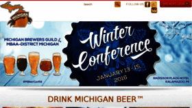 What Michiganbrewersguild.org website looked like in 2015 (8 years ago)