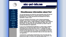 What Misc-perl-info.com website looked like in 2015 (8 years ago)