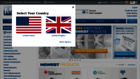 What Mouser.co.uk website looked like in 2015 (8 years ago)