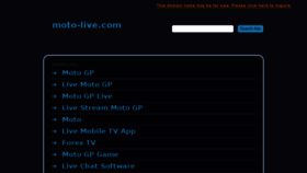 What Moto-live.com website looked like in 2015 (8 years ago)