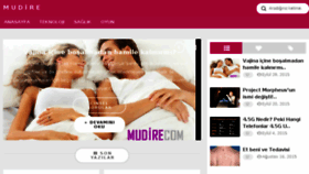 What Mudire.com website looked like in 2015 (8 years ago)