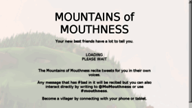 What Mountainsofmouthness.com website looked like in 2015 (8 years ago)