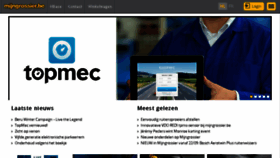 What Mijngrossier.be website looked like in 2015 (8 years ago)