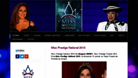 What Missprestigenational.fr website looked like in 2015 (8 years ago)