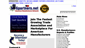 What Mfgpartners.net website looked like in 2015 (8 years ago)