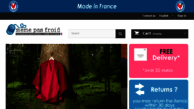 What Memepasfroid.fr website looked like in 2015 (8 years ago)