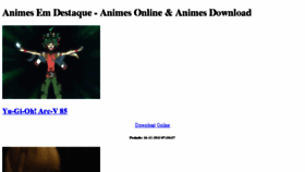 What Meikai-animes.net website looked like in 2015 (8 years ago)