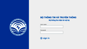 What Mail.mic.gov.vn website looked like in 2015 (8 years ago)