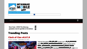 What Myanmarmobileapp.com website looked like in 2015 (8 years ago)