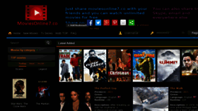 What Moviesonline2.co website looked like in 2015 (8 years ago)