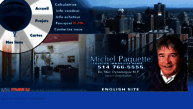 What Michelpaquette.com website looked like in 2015 (8 years ago)