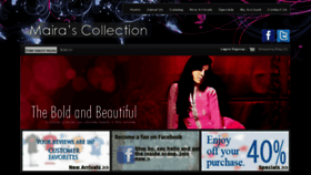 What Mairascollection.com website looked like in 2015 (8 years ago)
