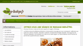 What Massage-boutique.fr website looked like in 2015 (8 years ago)