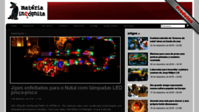 What Materiaincognita.com.br website looked like in 2015 (8 years ago)