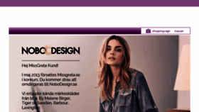 What Missgreta.se website looked like in 2015 (8 years ago)