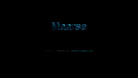 What Maarse.com website looked like in 2015 (8 years ago)