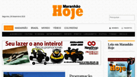 What Maranhaohoje.com.br website looked like in 2015 (8 years ago)