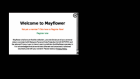 What Mayflower.com.my website looked like in 2016 (8 years ago)