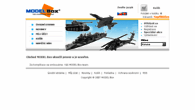 What Modelbox.cz website looked like in 2016 (8 years ago)