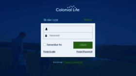 What My.coloniallife.com website looked like in 2016 (8 years ago)
