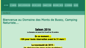 What Montsdebussy.net website looked like in 2016 (8 years ago)