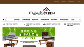 What Mysuitehome.com.au website looked like in 2016 (8 years ago)