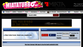 What Miataturbo.net website looked like in 2016 (8 years ago)