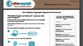 What Myfreecopyright.com website looked like in 2016 (8 years ago)