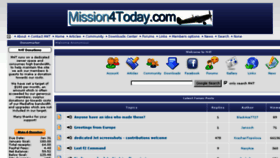What Mission4today.com website looked like in 2016 (8 years ago)