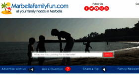 What Marbellafamilyfun.com website looked like in 2016 (8 years ago)