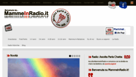 What Mammeinradio.it website looked like in 2016 (8 years ago)