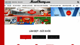 What Muachung.com website looked like in 2016 (8 years ago)