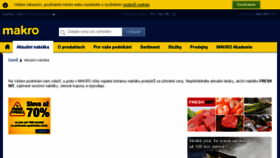 What Makroletak.cz website looked like in 2016 (8 years ago)