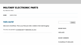 What Militaryelectronicparts.com website looked like in 2016 (8 years ago)