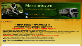What Mobilheimy.eu website looked like in 2016 (8 years ago)