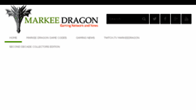 What Markeedragon.net website looked like in 2016 (8 years ago)