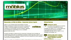 What Mobius.es website looked like in 2016 (8 years ago)