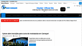 What Maiscamacari.com.br website looked like in 2016 (8 years ago)