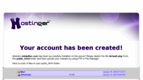 What Minipillar.com website looked like in 2016 (9 years ago)