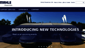 What Mahle-powertrain.com website looked like in 2016 (8 years ago)