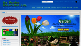 What Mygardendecoration.com website looked like in 2016 (8 years ago)