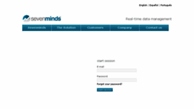 What Mysevenminds.com website looked like in 2016 (8 years ago)
