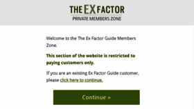 What Members.exfactorguide.com website looked like in 2016 (8 years ago)