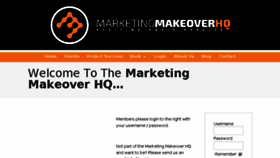 What Marketingmakeoverhq.com website looked like in 2016 (8 years ago)
