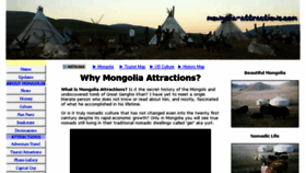 What Mongolia-attractions.com website looked like in 2016 (8 years ago)