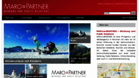 What Maroundpartner.com website looked like in 2016 (8 years ago)