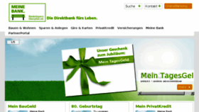 What Meine-bank-no.de website looked like in 2016 (8 years ago)