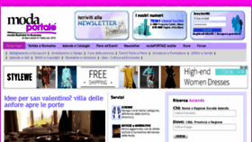 What Modaportale.com website looked like in 2016 (8 years ago)